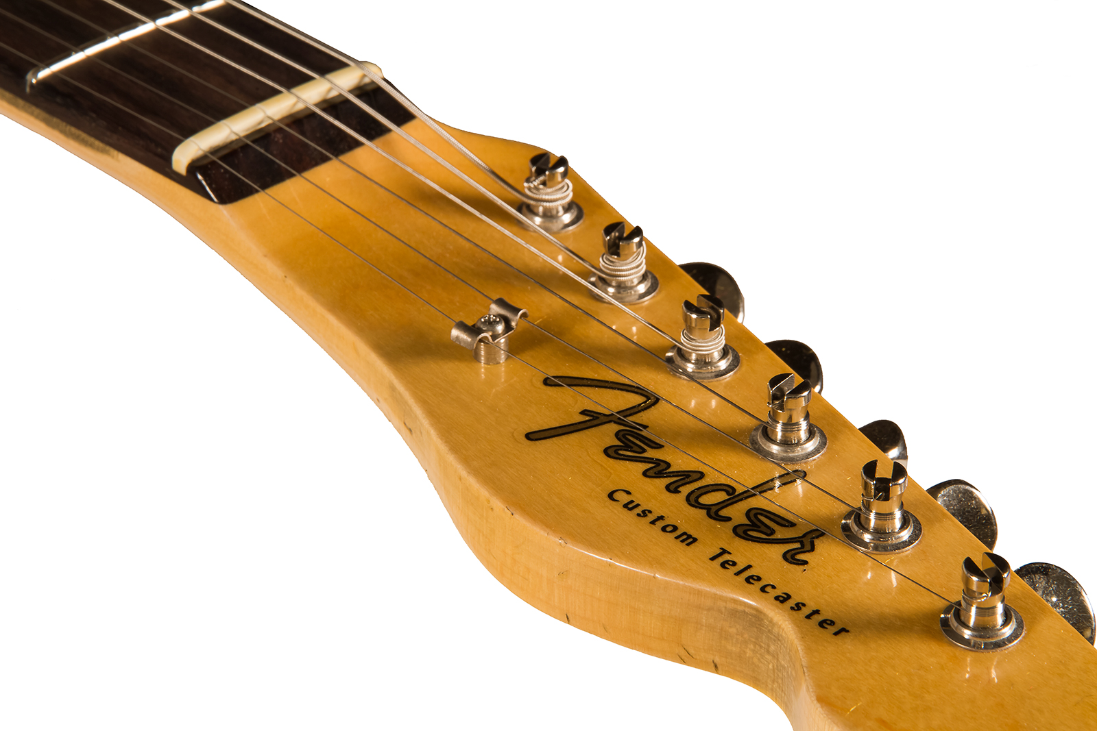 Fender Custom Shop Tele 1960 2s Ht Rw #r114759 - Journeyman Relic Black - Televorm elektrische gitaar - Variation 4