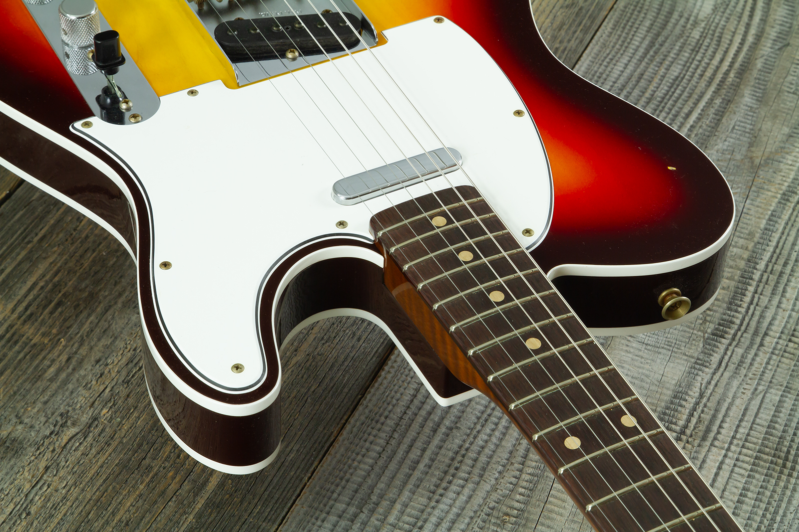 Fender Custom Shop Tele 1960 Vintage Custom 2s Ht Rw #r147862 - Journeyman Relic 3-color Sunburst - Televorm elektrische gitaar - Variation 4