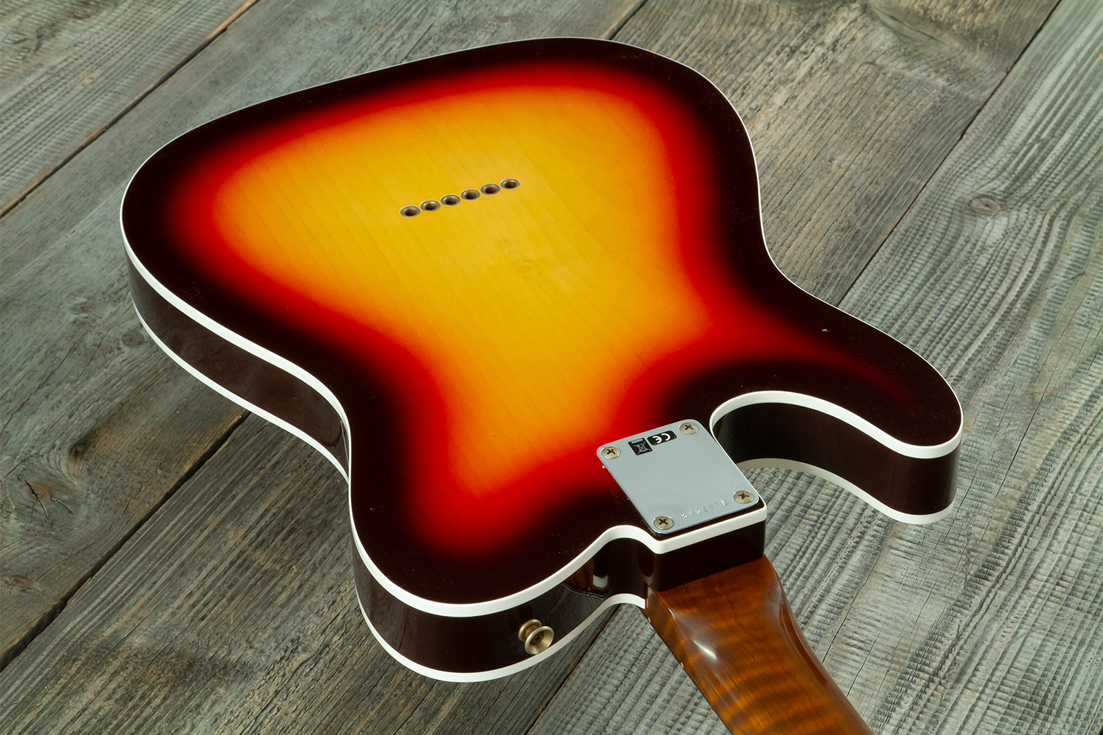 Fender Custom Shop Tele 1960 Vintage Custom 2s Ht Rw #r147862 - Journeyman Relic 3-color Sunburst - Televorm elektrische gitaar - Variation 8