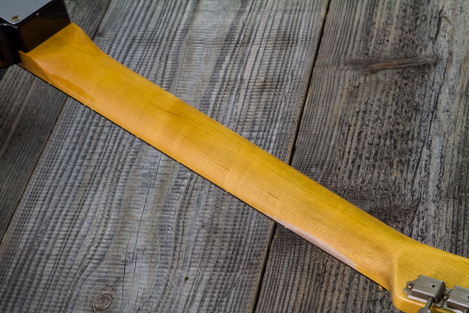 Fender Custom Shop Tele 1963 2s Ht Rw #r143447 - Black Over Hle Gold - Televorm elektrische gitaar - Variation 10