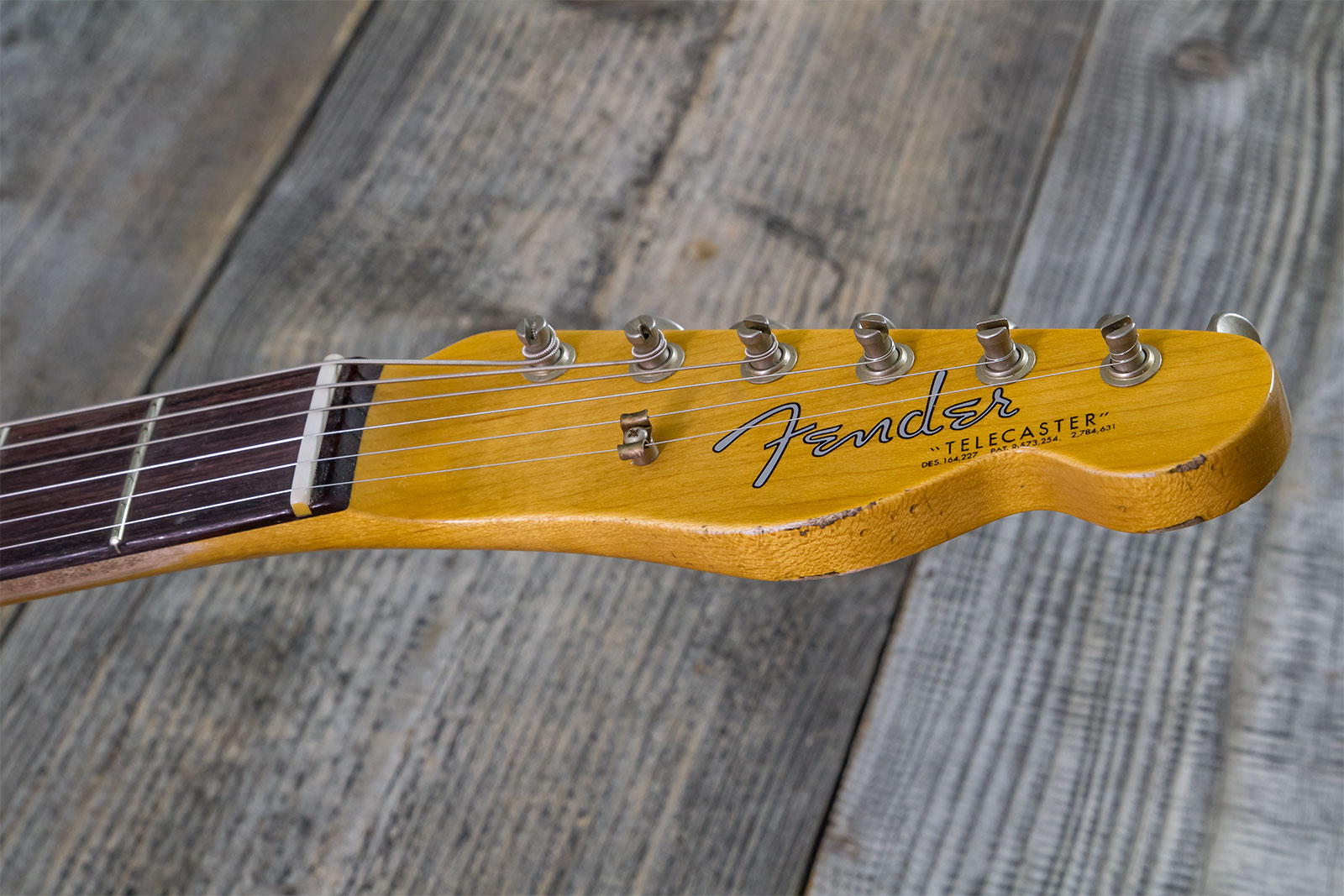 Fender Custom Shop Tele 1963 2s Ht Rw #r143447 - Black Over Hle Gold - Televorm elektrische gitaar - Variation 6