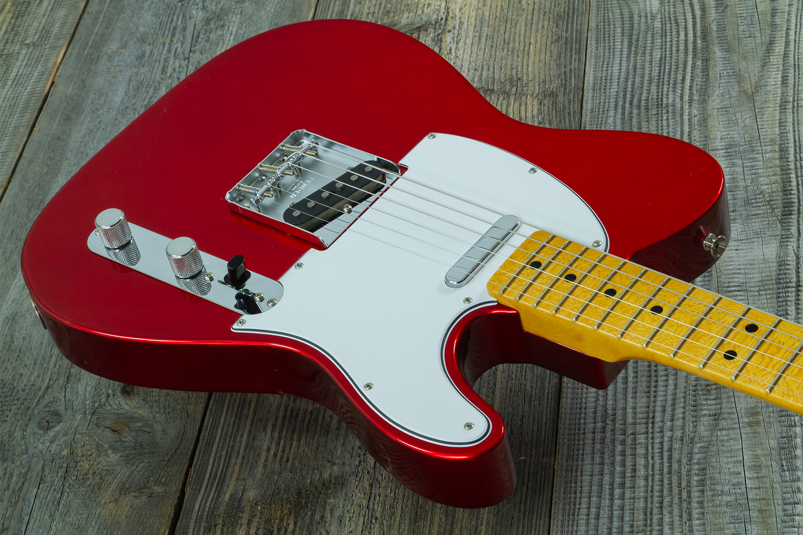 Fender Custom Shop Tele 1969 2s Ht Mn #cz589311 - Nos Candy Apple Red - Televorm elektrische gitaar - Variation 2