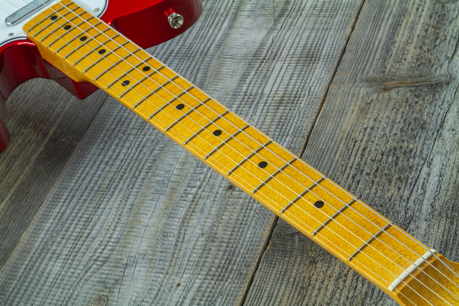 Fender Custom Shop Tele 1969 2s Ht Mn #cz589311 - Nos Candy Apple Red - Televorm elektrische gitaar - Variation 5