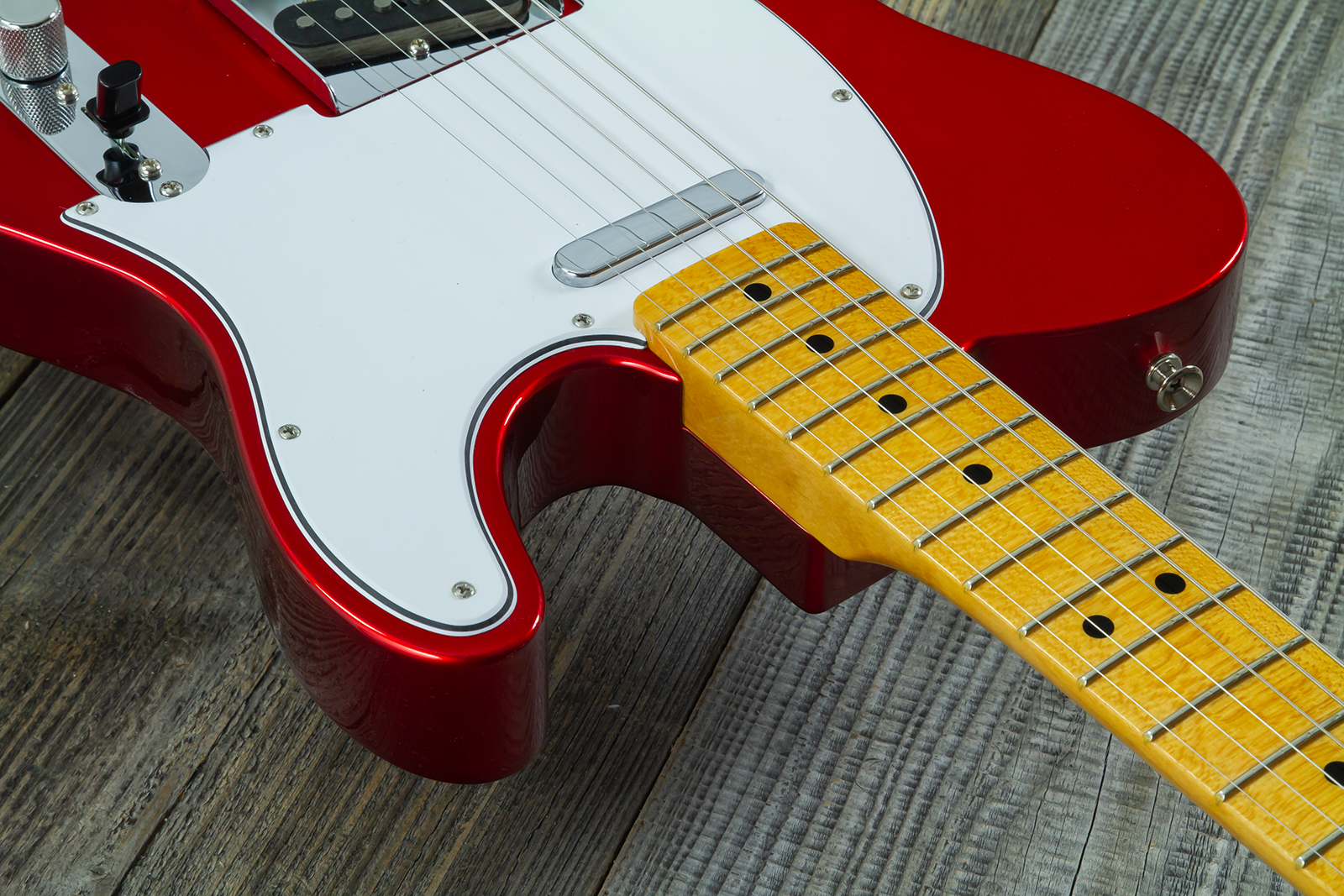 Fender Custom Shop Tele 1969 2s Ht Mn - Nos Candy Apple Red - Televorm elektrische gitaar - Variation 4