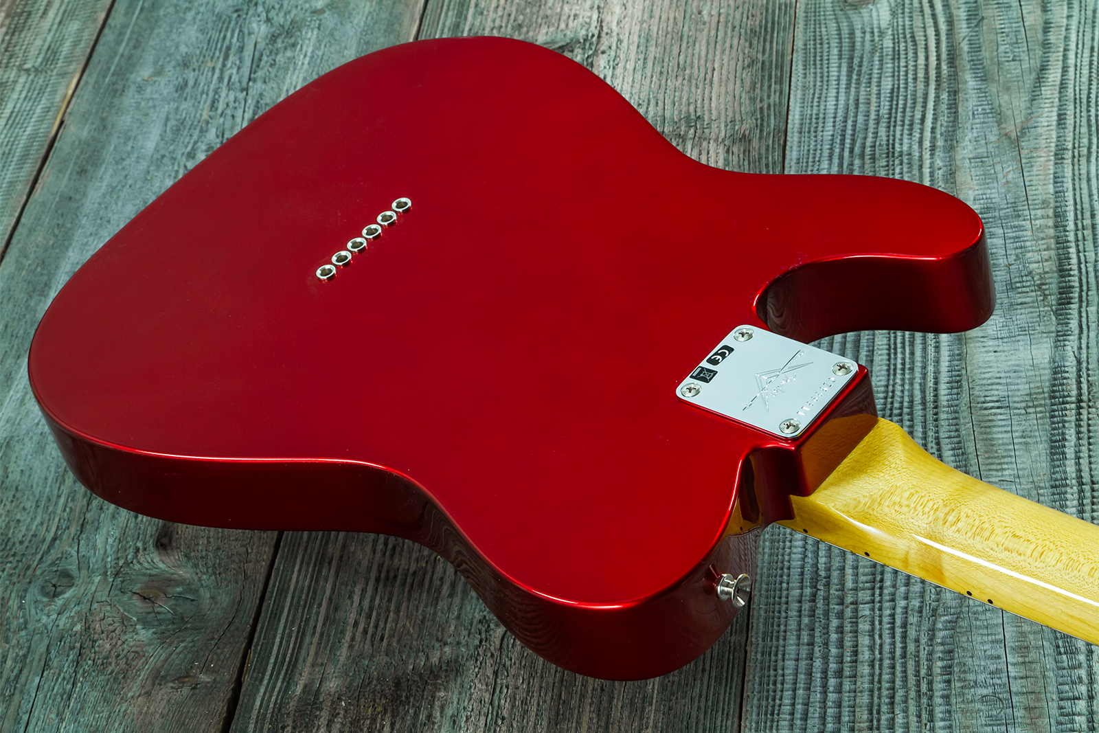 Fender Custom Shop Tele 1969 2s Ht Mn - Nos Candy Apple Red - Televorm elektrische gitaar - Variation 7