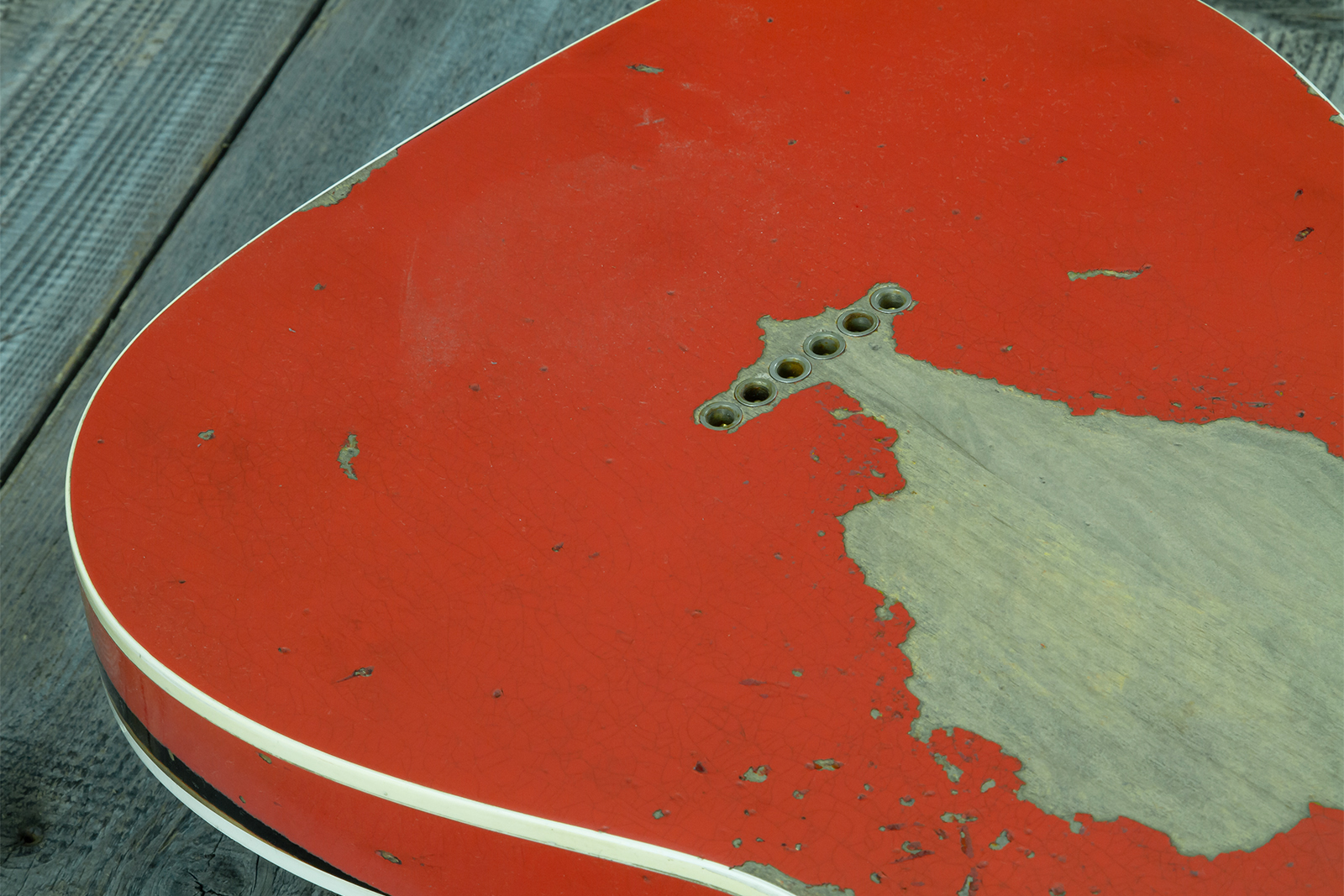 Fender Custom Shop Tele Custom 1960 2s Ht Rw #cz579562 - Heavy Relic Tahitian Coral O. 3-color Sunburst - Televorm elektrische gitaar - Variation 10