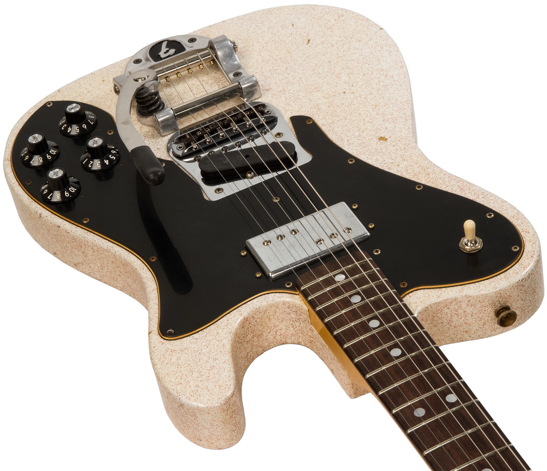 Fender Custom Shop Tele Custom '70s Sh Trem Bigsby Rw #cz548336 - Journeyman Relic Autumn Shimmer - Televorm elektrische gitaar - Variation 2