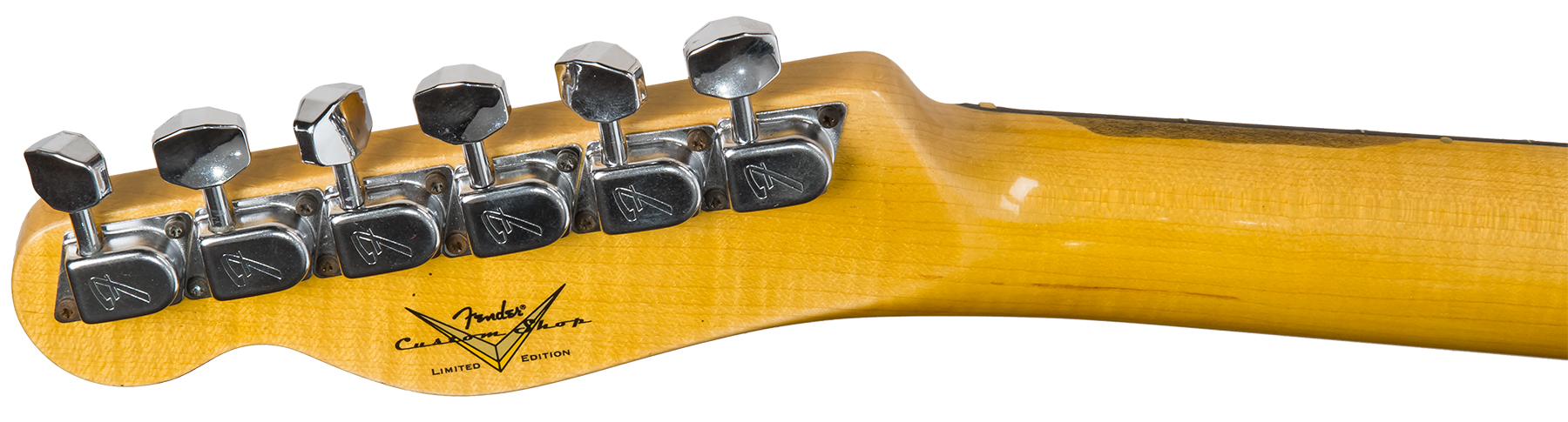 Fender Custom Shop Tele Custom '70s Sh Trem Bigsby Rw #cz548336 - Journeyman Relic Autumn Shimmer - Televorm elektrische gitaar - Variation 6