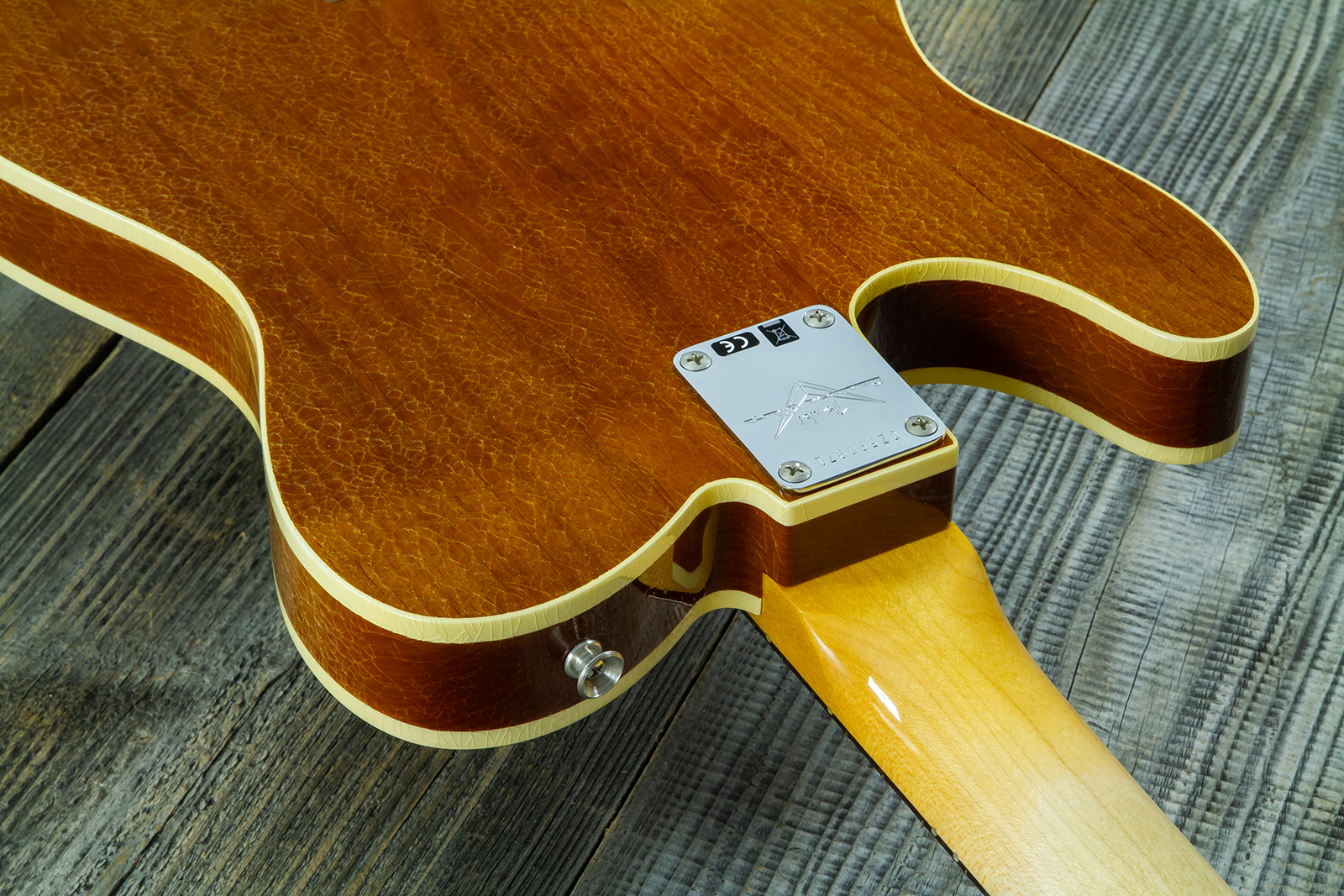 Fender Custom Shop Tele / Double Esquire Custom 2s Ht Rw #cz590971 - Closet Classic Aged Natural - Televorm elektrische gitaar - Variation 9