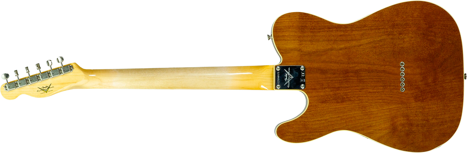Fender Custom Shop Tele / Double Esquire Custom 2s Ht Rw #cz590971 - Closet Classic Aged Natural - Televorm elektrische gitaar - Variation 1