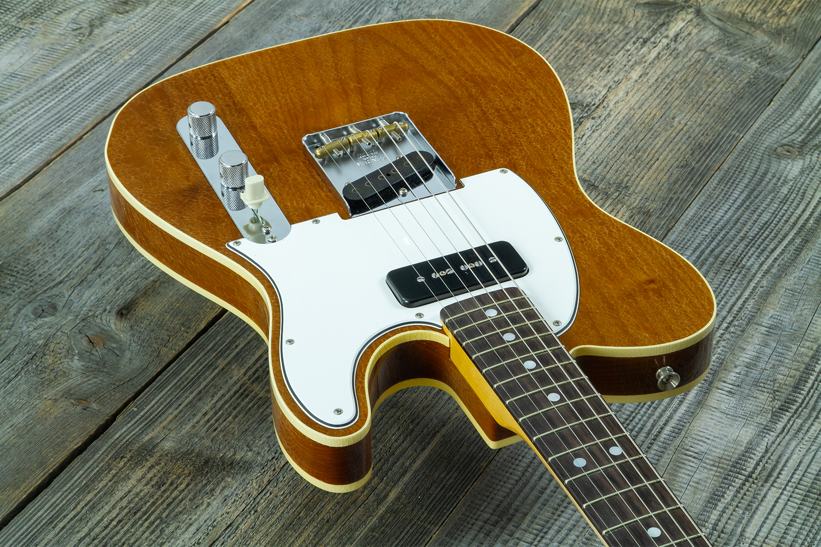 Fender Custom Shop Tele / Double Esquire Custom 2s Ht Rw #cz590971 - Closet Classic Aged Natural - Televorm elektrische gitaar - Variation 2