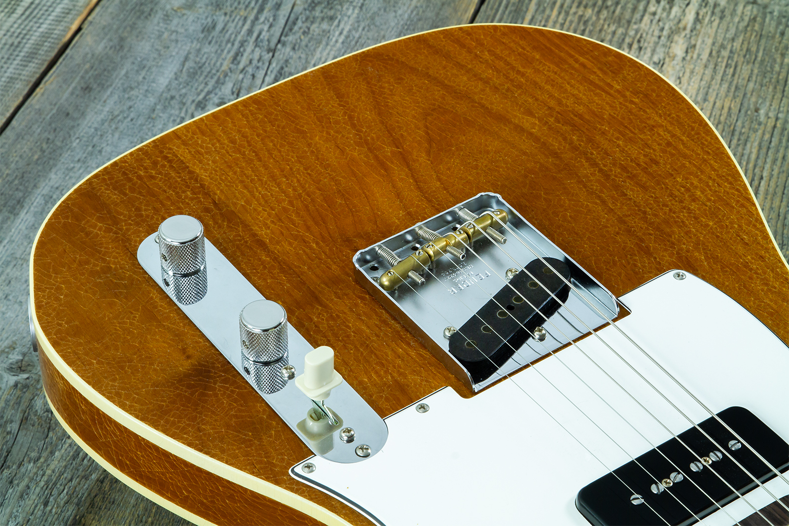 Fender Custom Shop Tele / Double Esquire Custom 2s Ht Rw #cz590971 - Closet Classic Aged Natural - Televorm elektrische gitaar - Variation 3