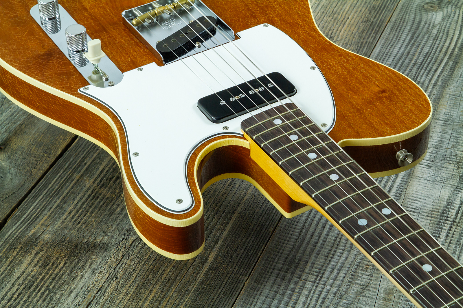 Fender Custom Shop Tele / Double Esquire Custom 2s Ht Rw #cz590971 - Closet Classic Aged Natural - Televorm elektrische gitaar - Variation 4