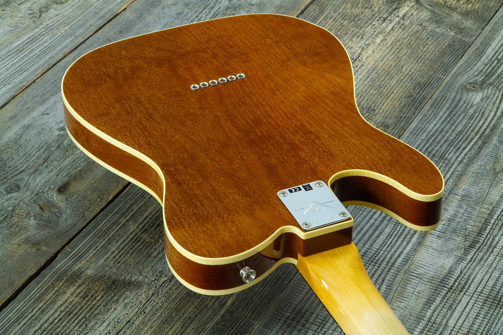 Fender Custom Shop Tele / Double Esquire Custom 2s Ht Rw #cz590971 - Closet Classic Aged Natural - Televorm elektrische gitaar - Variation 7