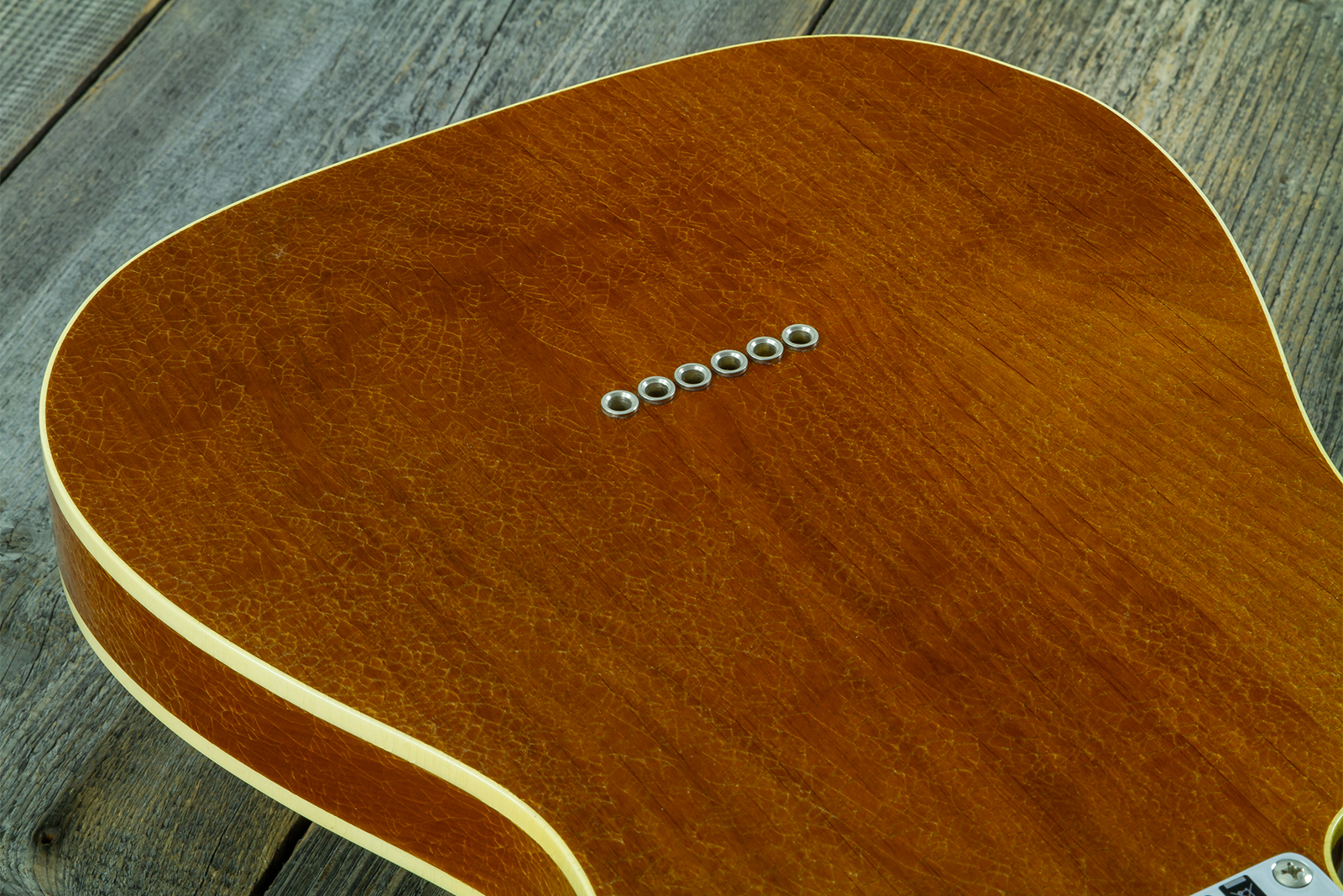 Fender Custom Shop Tele / Double Esquire Custom 2s Ht Rw #cz590971 - Closet Classic Aged Natural - Televorm elektrische gitaar - Variation 8