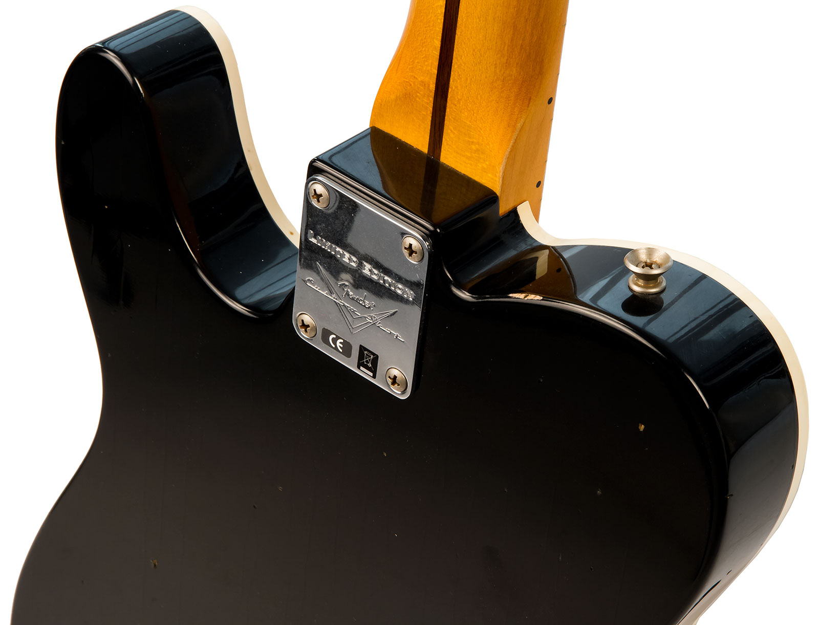 Fender Custom Shop Double Esquire/tele Custom 2s Ht Mn #r97434 - Journeyman Relic Aged Pink Paisley - Semi hollow elektriche gitaar - Variation 4