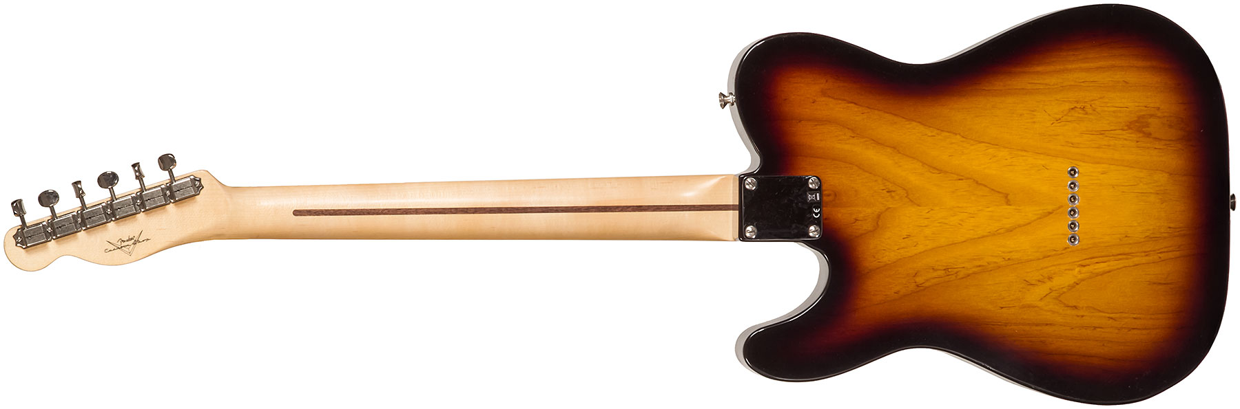 Fender Custom Shop Tele Thinline '50s 2s Ht Mn #r128616 - Closet Classic 2-color Sunburst - Televorm elektrische gitaar - Variation 1