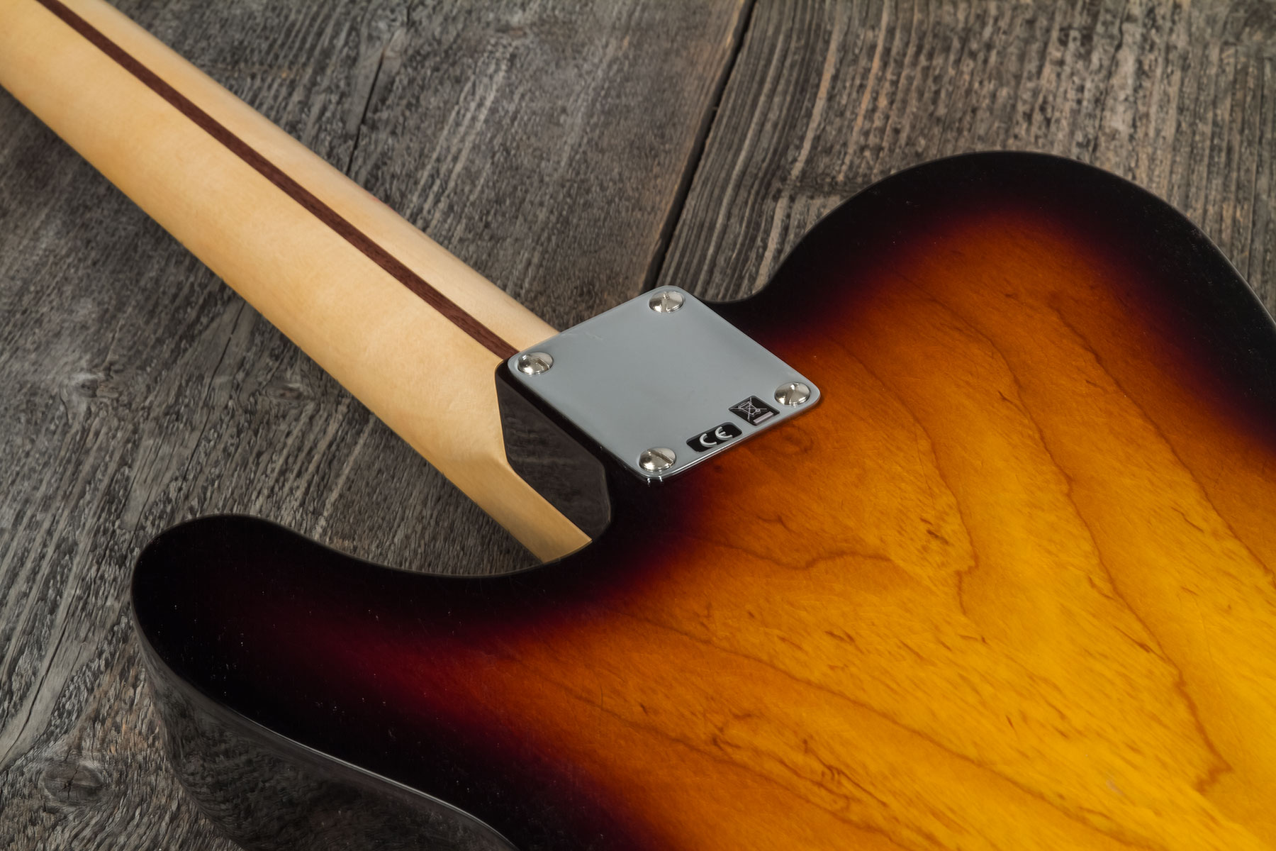 Fender Custom Shop Tele Thinline '50s 2s Ht Mn #r128616 - Closet Classic 2-color Sunburst - Televorm elektrische gitaar - Variation 8