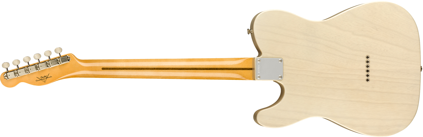 Fender Custom Shop Tele Vintage Custom 1958 Top Load Ltd Mn - Nos Aged White Blonde - Televorm elektrische gitaar - Variation 1