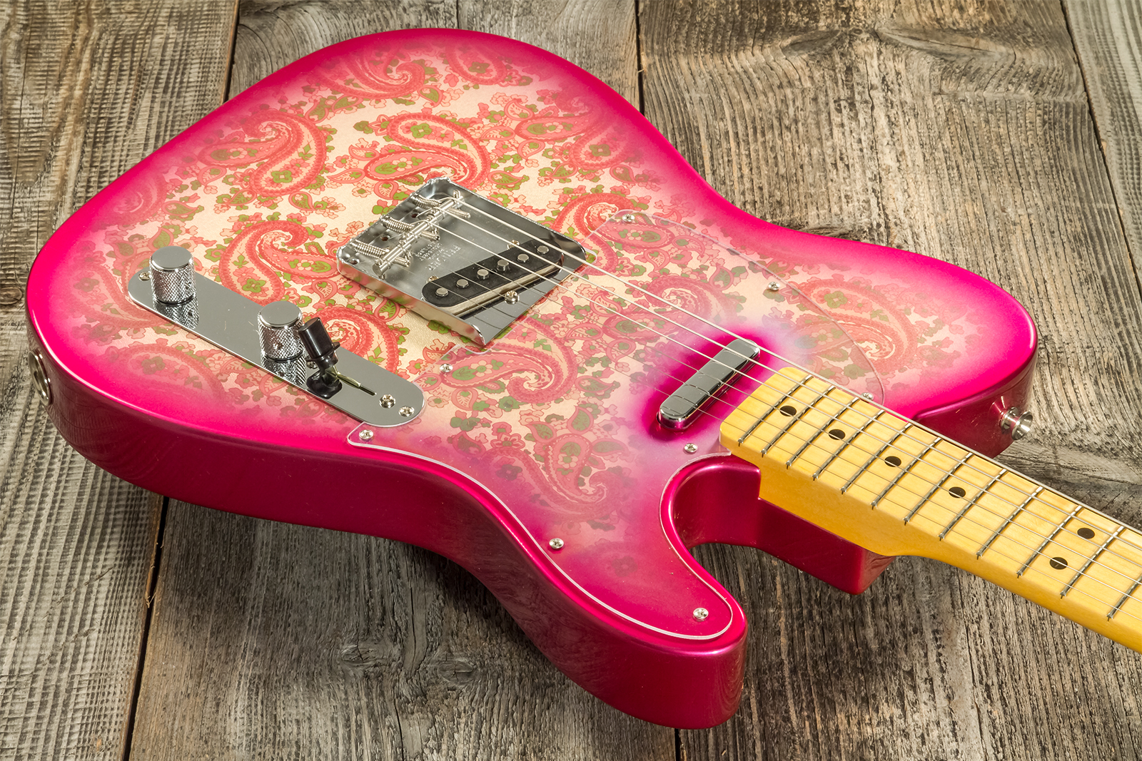 Fender Custom Shop Tele Vintage Custom 1968 2s Ht Mn #r126998 - Nos Pink Paisley - Televorm elektrische gitaar - Variation 2