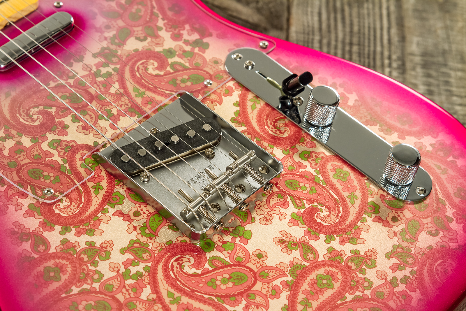 Fender Custom Shop Tele Vintage Custom 1968 2s Ht Mn #r126998 - Nos Pink Paisley - Televorm elektrische gitaar - Variation 4