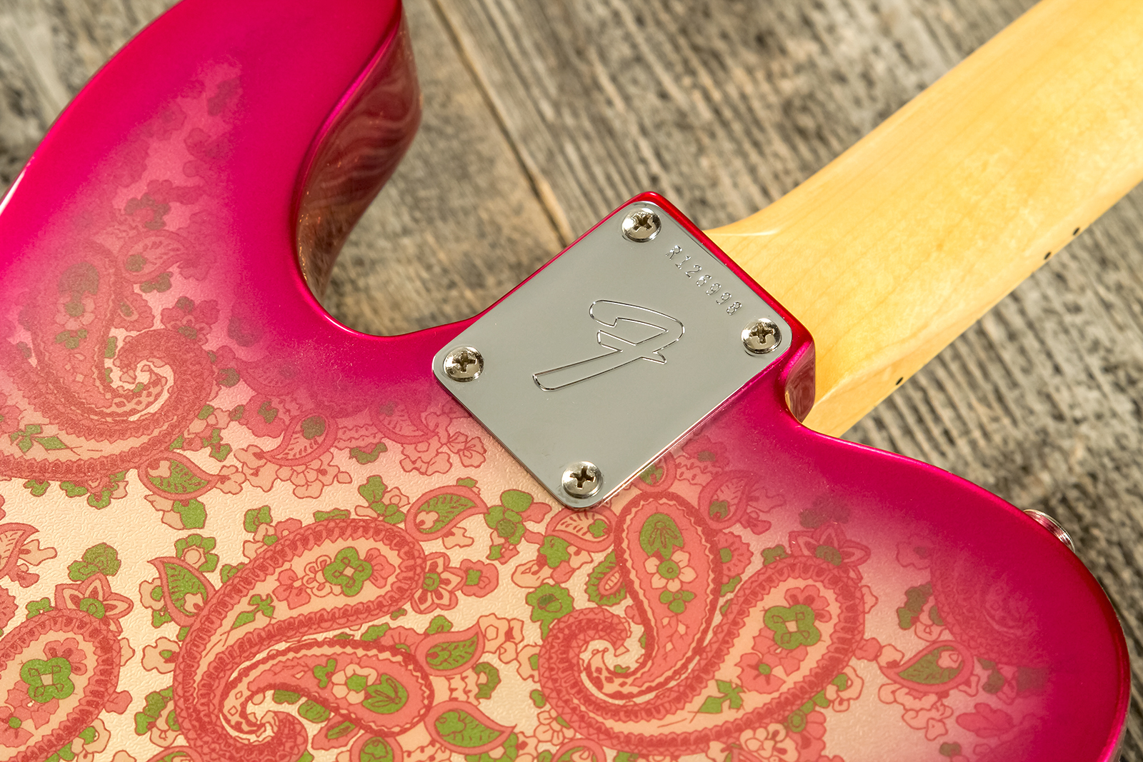 Fender Custom Shop Tele Vintage Custom 1968 2s Ht Mn #r126998 - Nos Pink Paisley - Televorm elektrische gitaar - Variation 6
