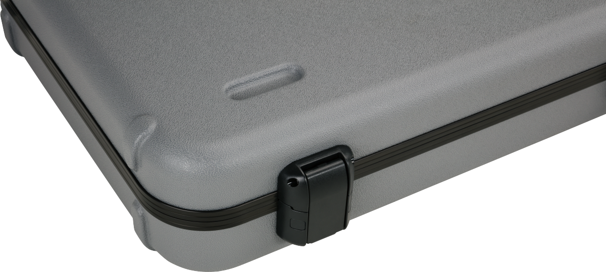 Fender Deluxe Molded Strat/tele Electric Guitar Case Abs Silver/blue - Elektrische gitaarkoffer - Variation 3