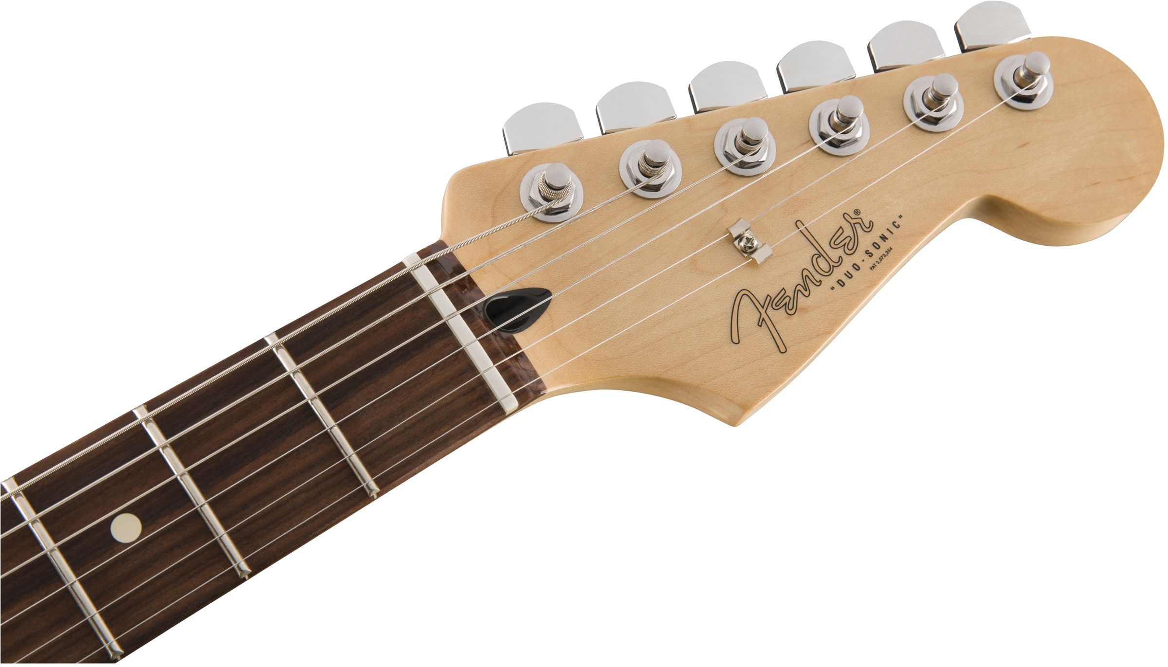 Fender Duo-sonic Hs Offset Mex Pf Diapason Court - Black - Retro-rock elektrische gitaar - Variation 3