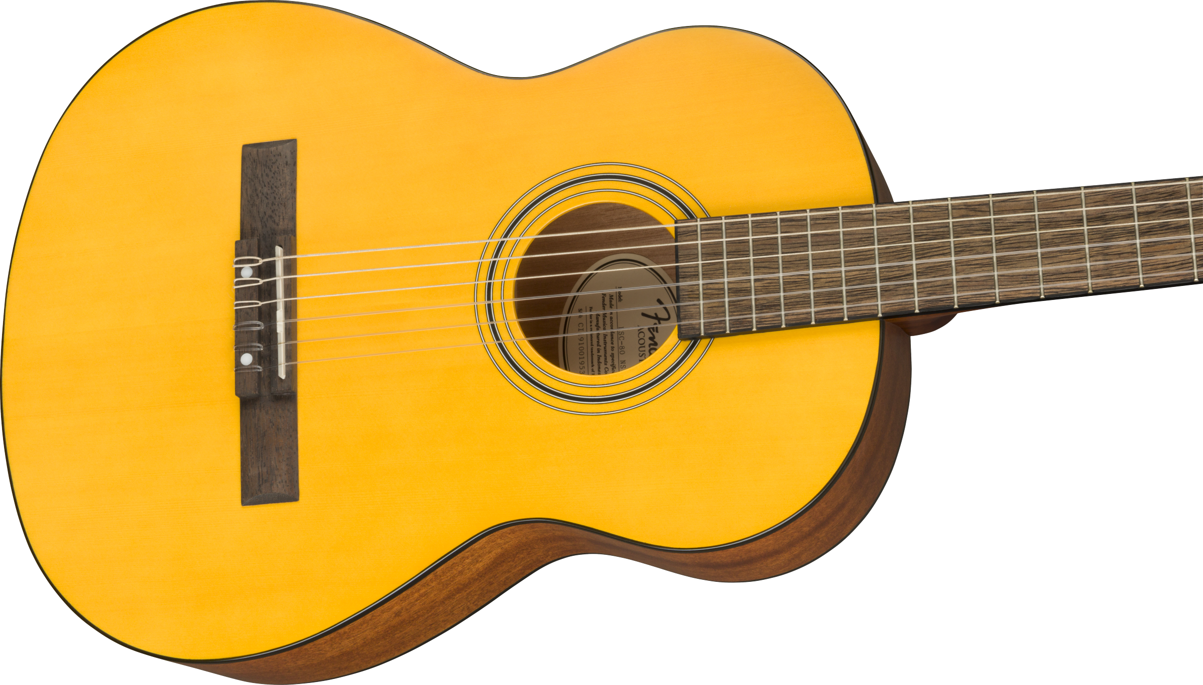 Fender Esc 80 Classical - Naturel - Klassieke gitaar 4/4 - Variation 2