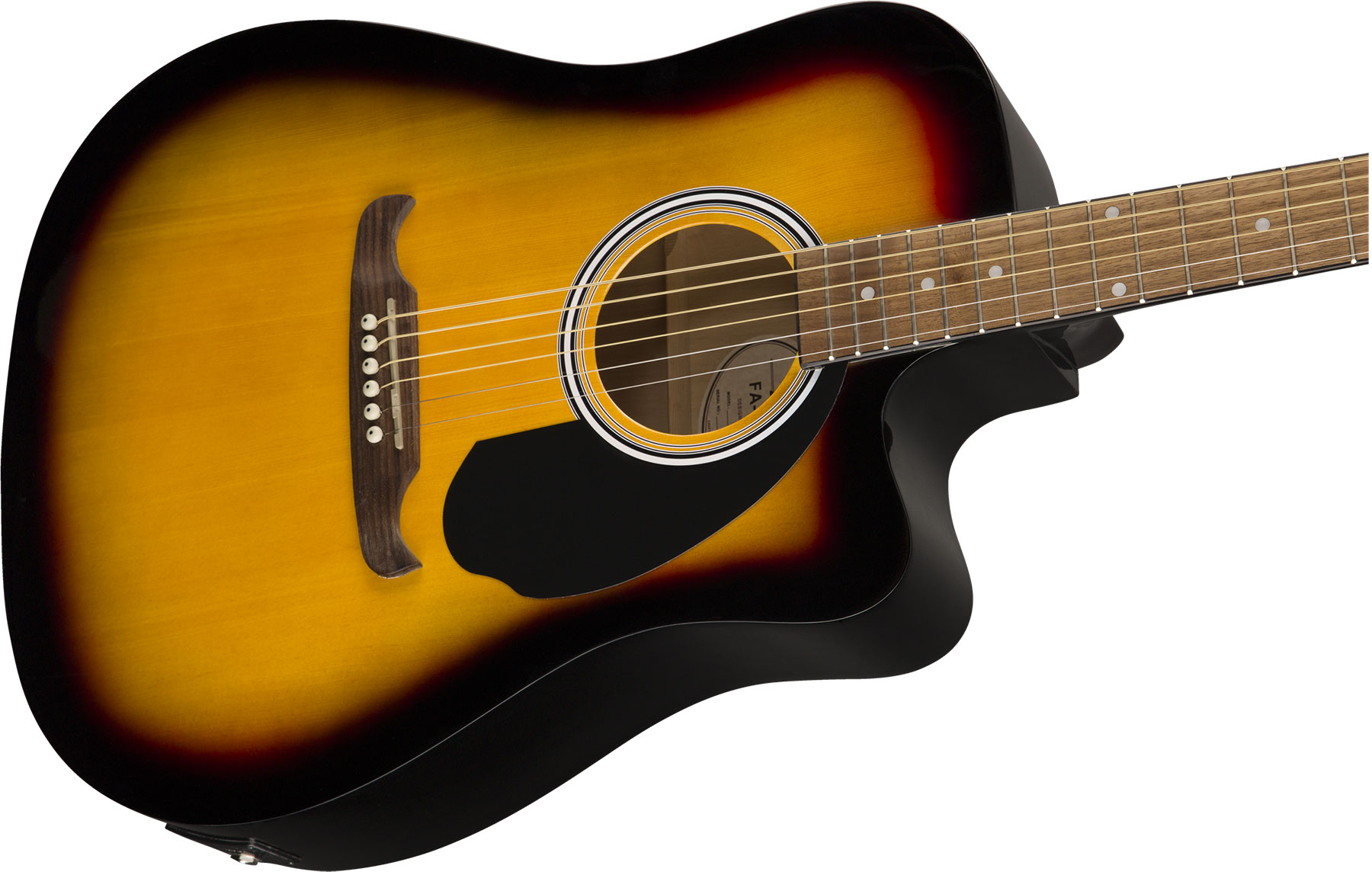 Fender Fa-125ce Dreadnought Alternative Epicea Acajou Wal - Sunburst - Elektro-akoestische gitaar - Variation 2