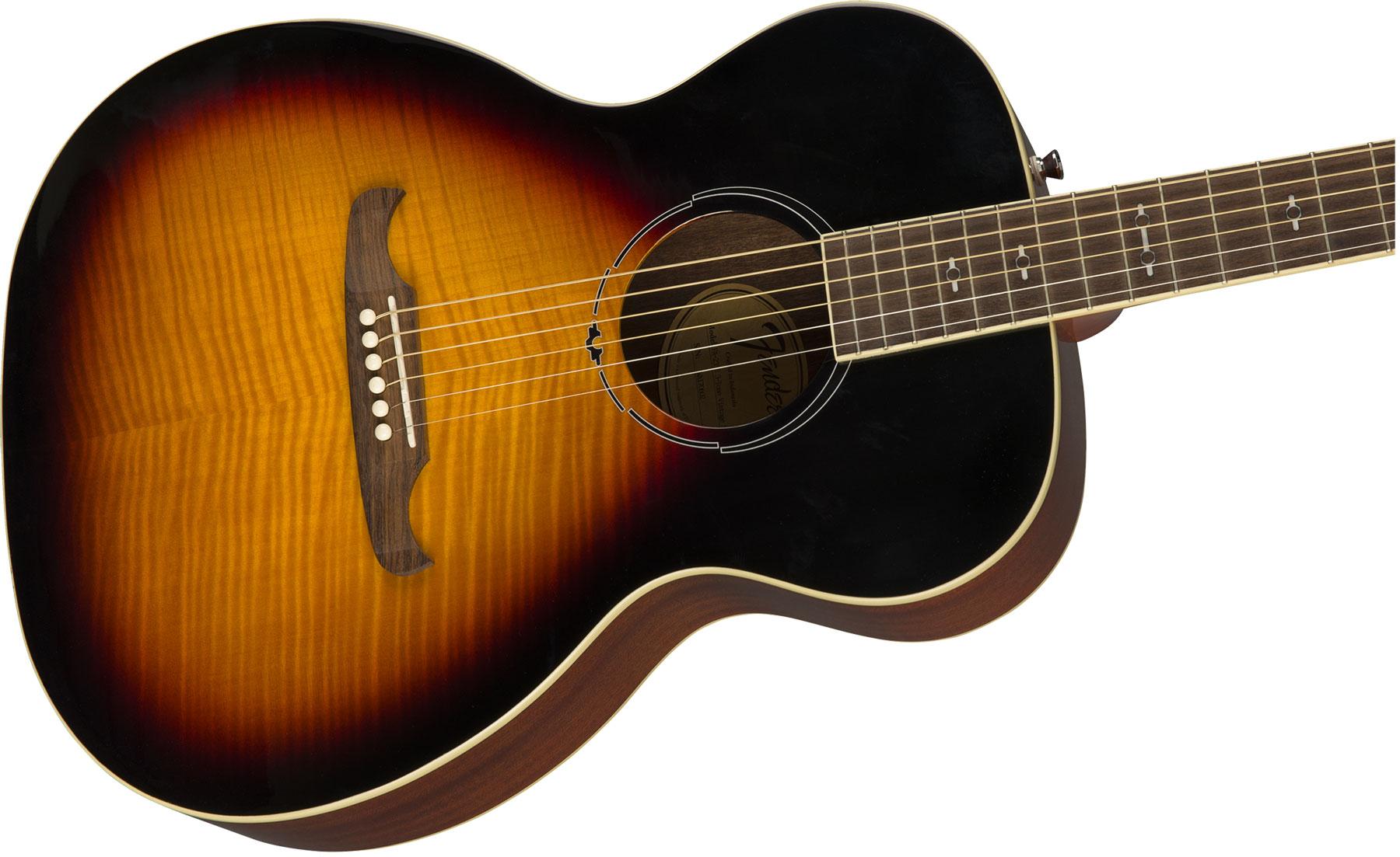 Fender Fa-235e Alternative Concert Erable Acajou Lau - 3-color Sunburst - Elektro-akoestische gitaar - Variation 2