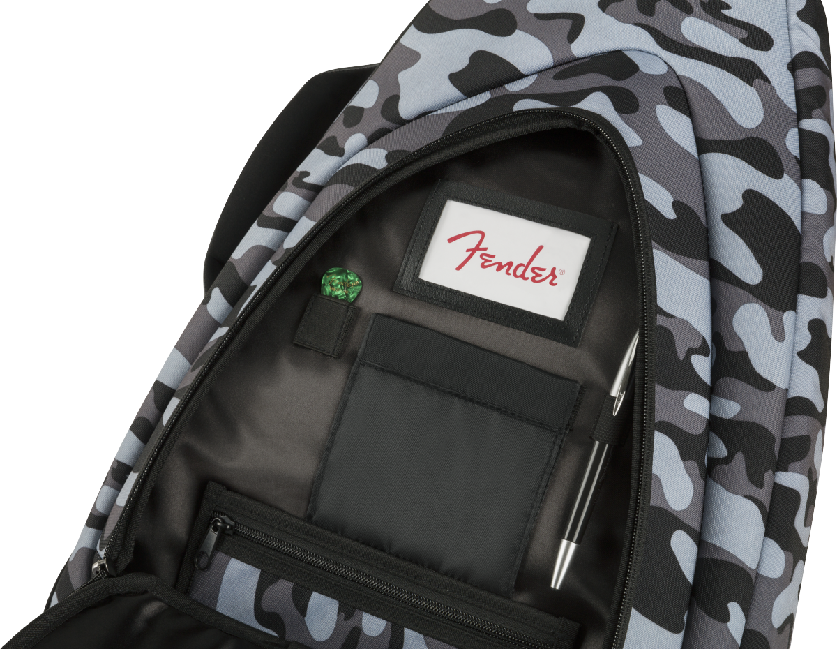 Fender Fe920 Camo Electric Guitar Gig Bag Winter Camo - Tas voor Elektrische Gitaar - Variation 6