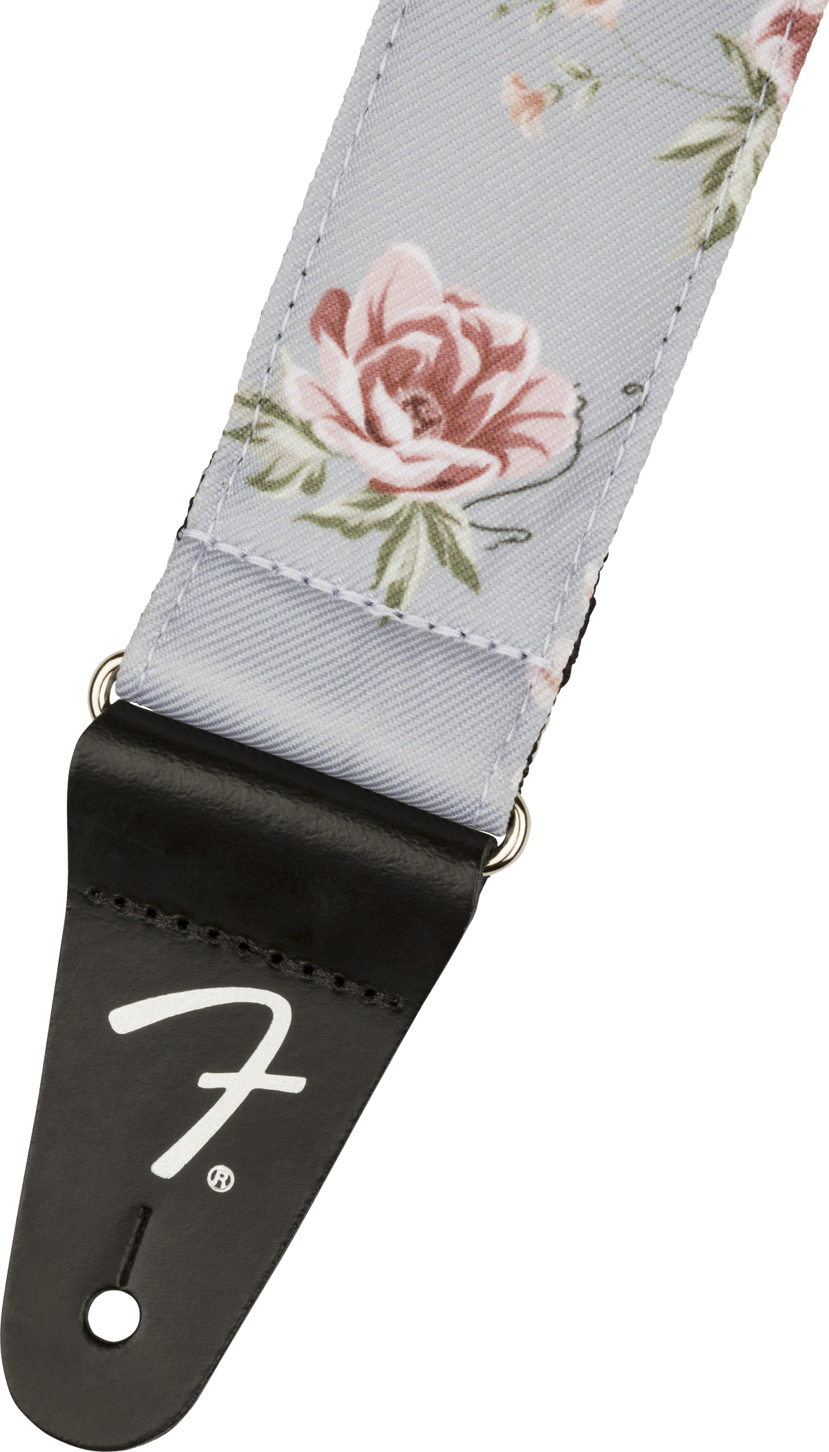 Fender Floral 2.inc Guitar Strap Gray - Gitaarriem - Variation 1