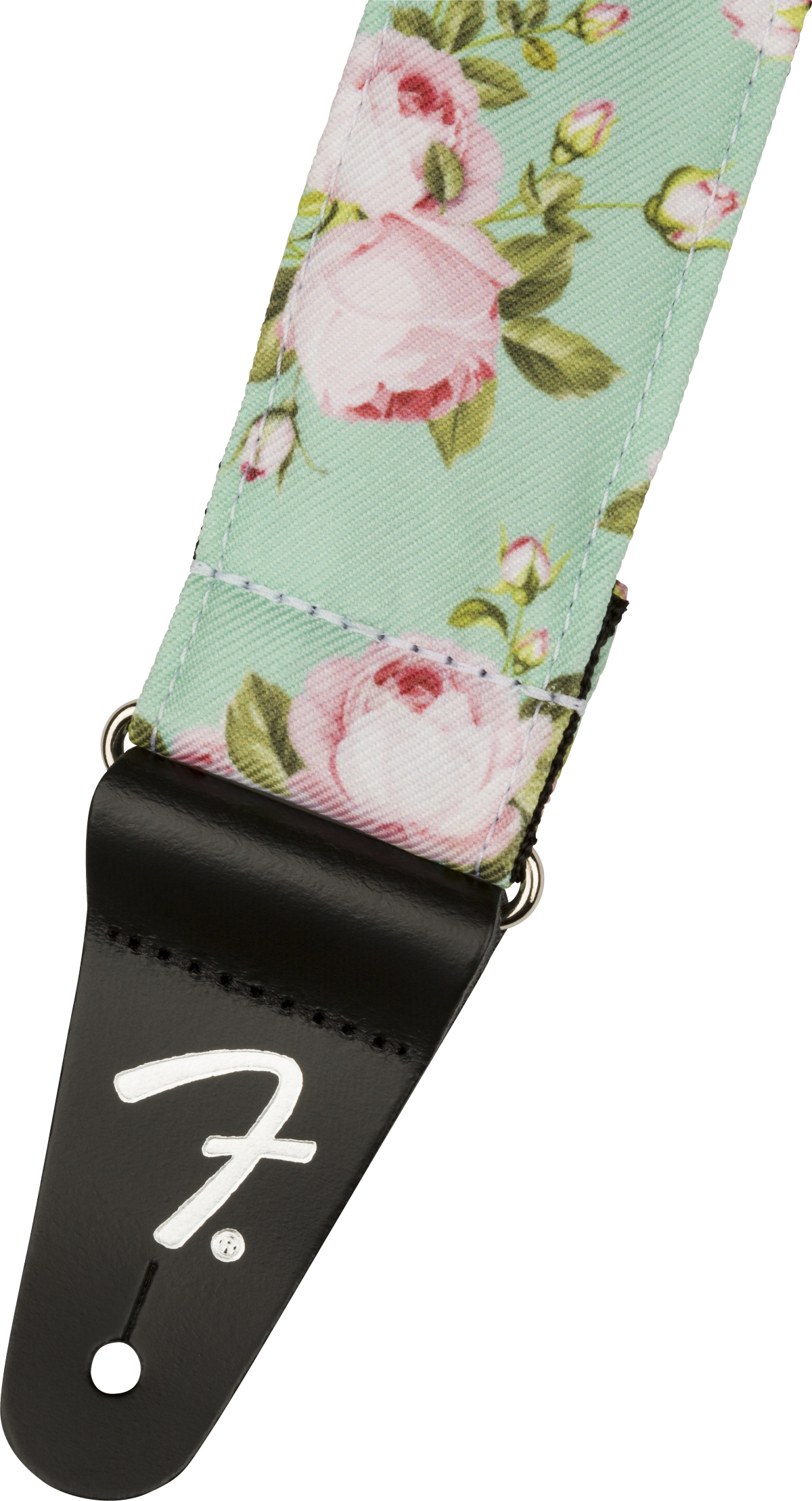 Fender Floral 2.inc Guitar Strap Surf Green - Gitaarriem - Variation 1