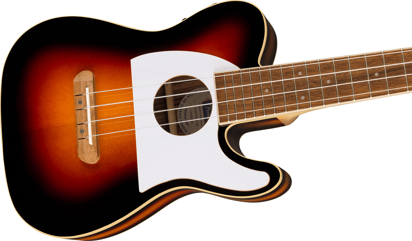 Fender Fullerton Tele Uke Concert Cw Epicea Okoume Noy - 2-color Sunburst - Ukulele - Variation 2