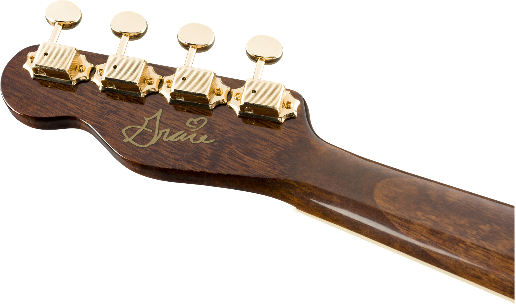 Fender Grace Vanderwaal Concert Uke Signature Tout Sapele Wal - Natural - Ukulele - Variation 4