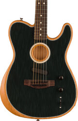 Folk gitaar Fender Acoustasonic Player Telecaster (MEX, RW) - Brushed black