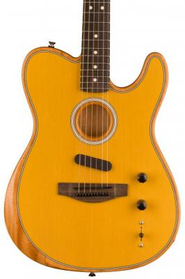 Elektro-akoestische gitaar Fender Acoustasonic Player Telecaster (MEX, RW) - Butterscotch blonde