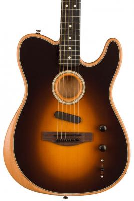 Elektro-akoestische gitaar Fender Acoustasonic Player Telecaster (MEX, RW) - Shadow burst