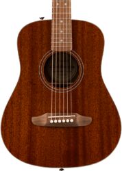 Folk gitaar Fender California Standard Redondo Mini +Bag - natural