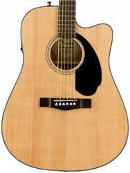 Folk gitaar Fender CD-60SCE - Natural