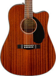 Folk gitaar Fender CD-60SCE All-Mahogany Dreadnought - natural