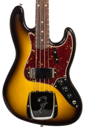 Solid body elektrische bas Fender Custom Shop 1964 Jazz Bass #R126513 - Closet classic 2-color sunburst