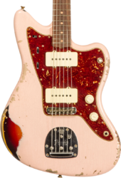 Custom Shop 1962 Jazzmaster #R132659 - Heavy Relic Shell Pink o. 3-Color Sunburst