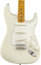 Elektrische gitaar in str-vorm Fender Jimi Hendrix Stratocaster Voodoo Child (MN) Custom Shop - Journeyman relic olympic white 