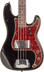 Solid body elektrische bas Fender Custom Shop 1962 Precision Bass #R133798 - Journey Man Relic Black