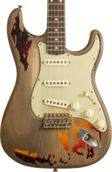 Elektrische gitaar in strat vorm Fender Custom Shop Rory Gallagher Stratocaster Masterbuilt Dale Wilson #CZ574478 - Heavy relic 3-color sunburst