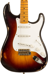 Elektrische gitaar in str-vorm Fender Custom Shop 70th Anniversary 1954 Stratocaster Ltd - Relic wide-fade 2-color sunburst