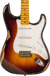 Elektrische gitaar in str-vorm Fender Custom Shop 70th Anniversary 1954 Stratocaster Ltd #XN4316 - Relic wide fade 2-color sunburst