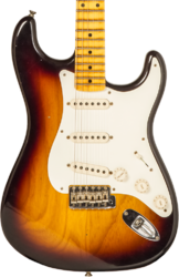 Elektrische gitaar in str-vorm Fender Custom Shop 1955 Stratocaster #R130058 - Journeyman relic 2-color sunburst